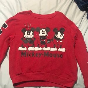 Mickey Mouse expressions sweatshirt.